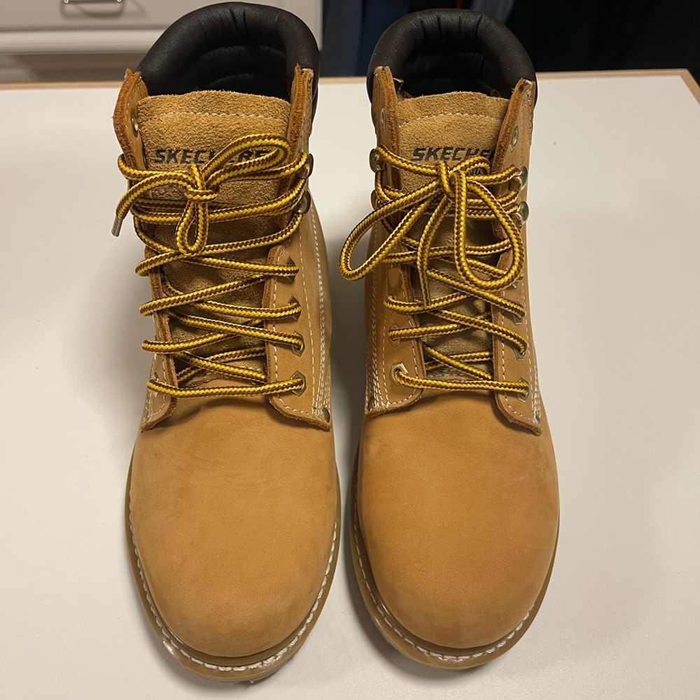 Skechers Tan Steel Toe Boots - Picture 11 of 16